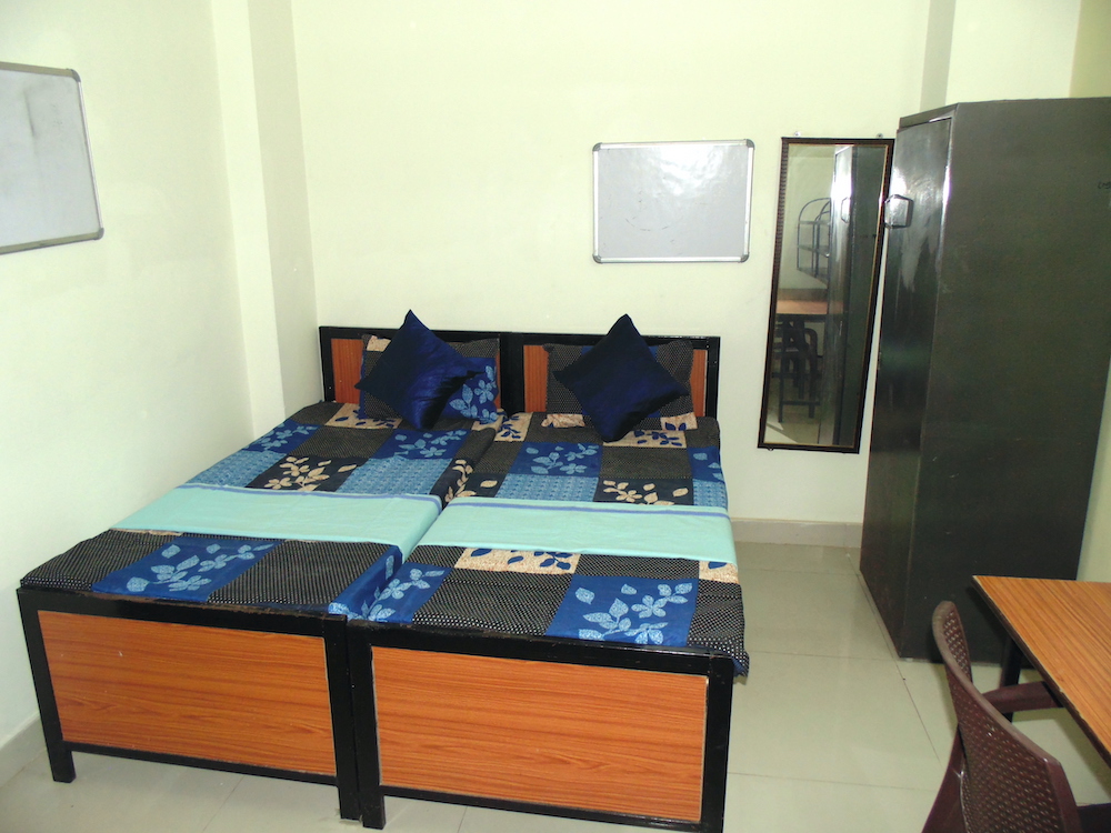 double bed room in the hostel